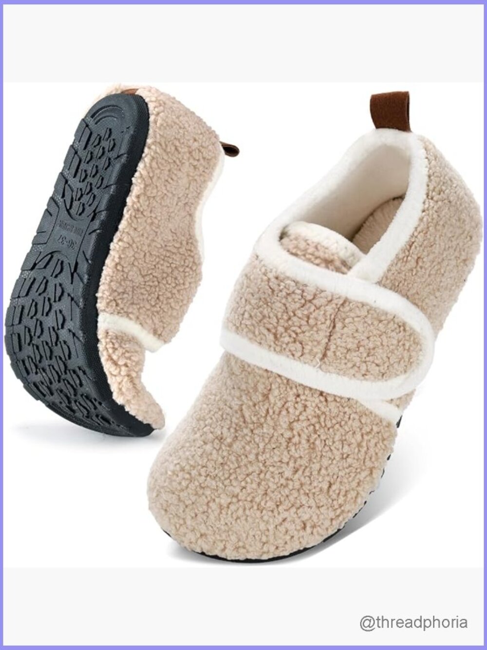 Women Men House Slippers with Rubber Sole Adjustable Strap Machine Washable
